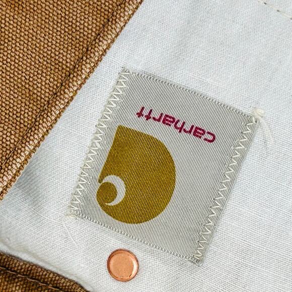 Carhartt Mens 42x32 Rivet Vintage Bootcut Duck Pants 100% Cotton Made In U.S.A. - Picture 8 of 10